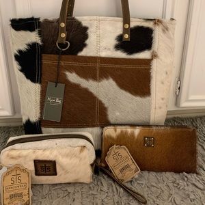 MYRA handbag w/wallet & makeup bag..new with tags